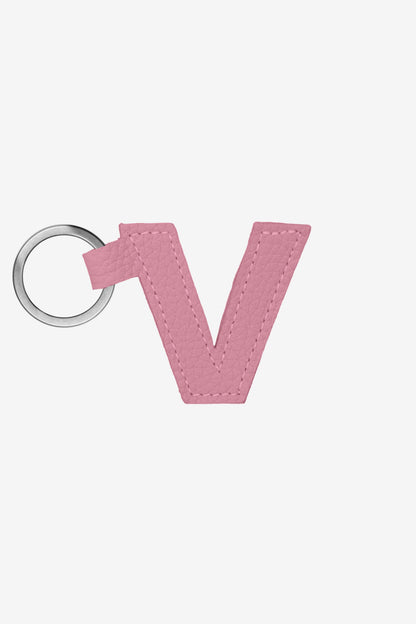 RLH520 - Leather Alphabet Keychain