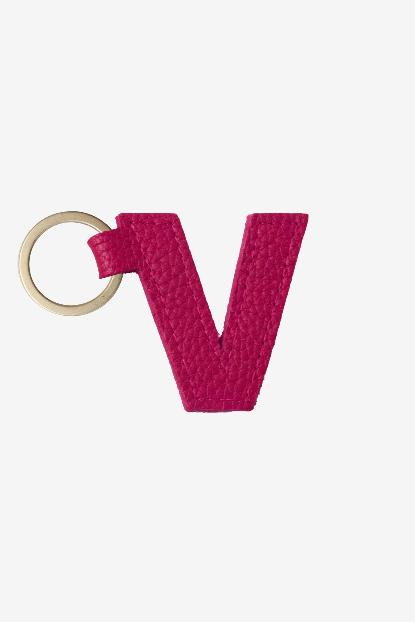 RLH520 - Leather Alphabet Keychain