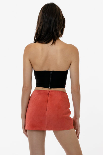 RLH767 - 2 Tone Suede Ottoman Tube Top