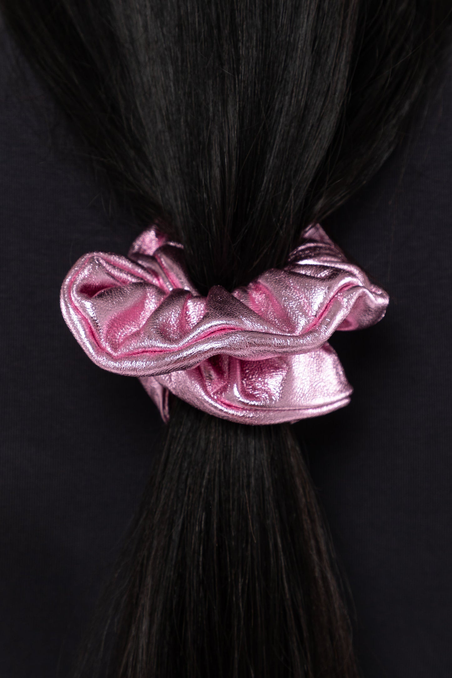 RLHSCRUNCH - Leather Scrunchie