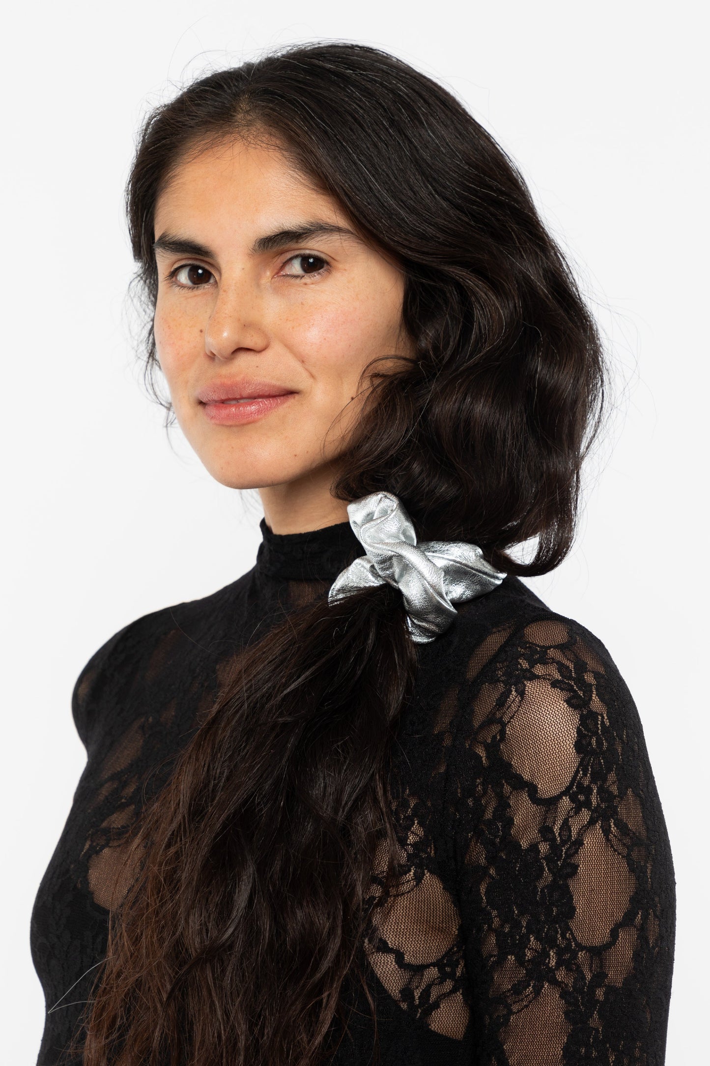 RLHSCRUNCH - Leather Scrunchie