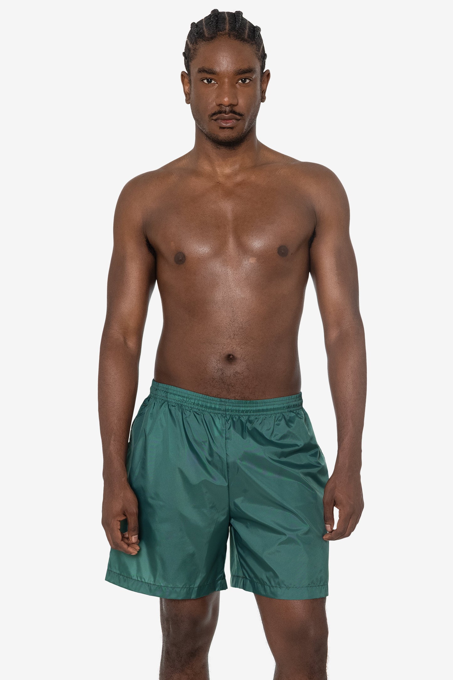 RNF412 - Men's-Unisex Nylon Taffeta Wide Shorts / Swim Trunk