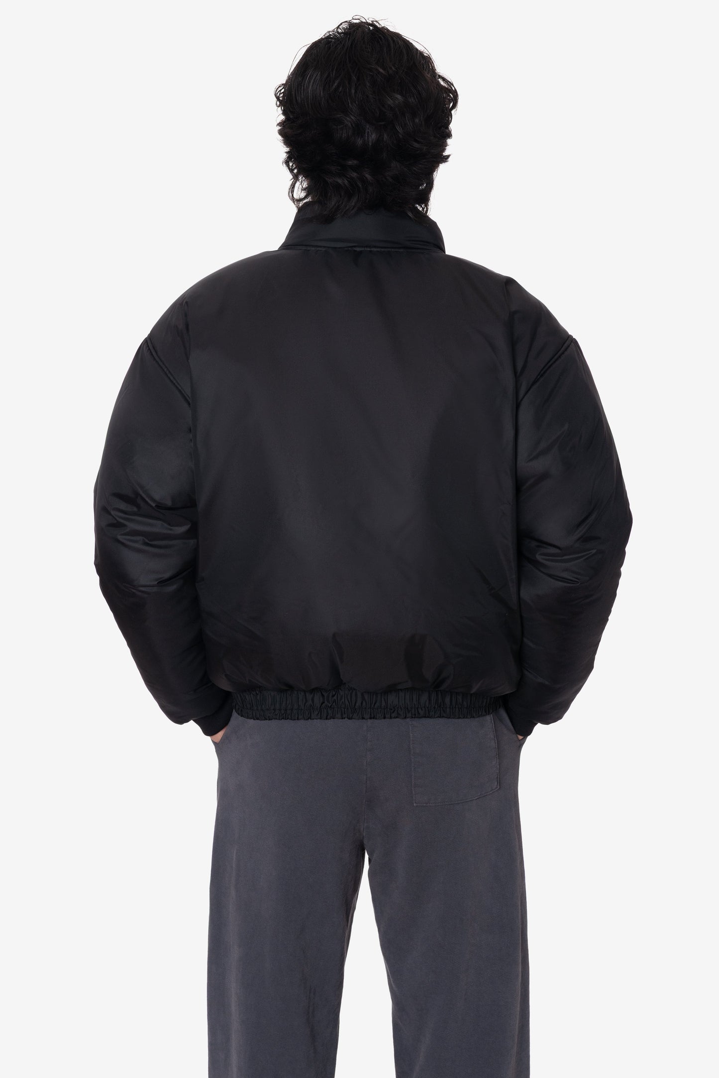 RNF455 - Nylon Taffeta Puffy Winter Jacket