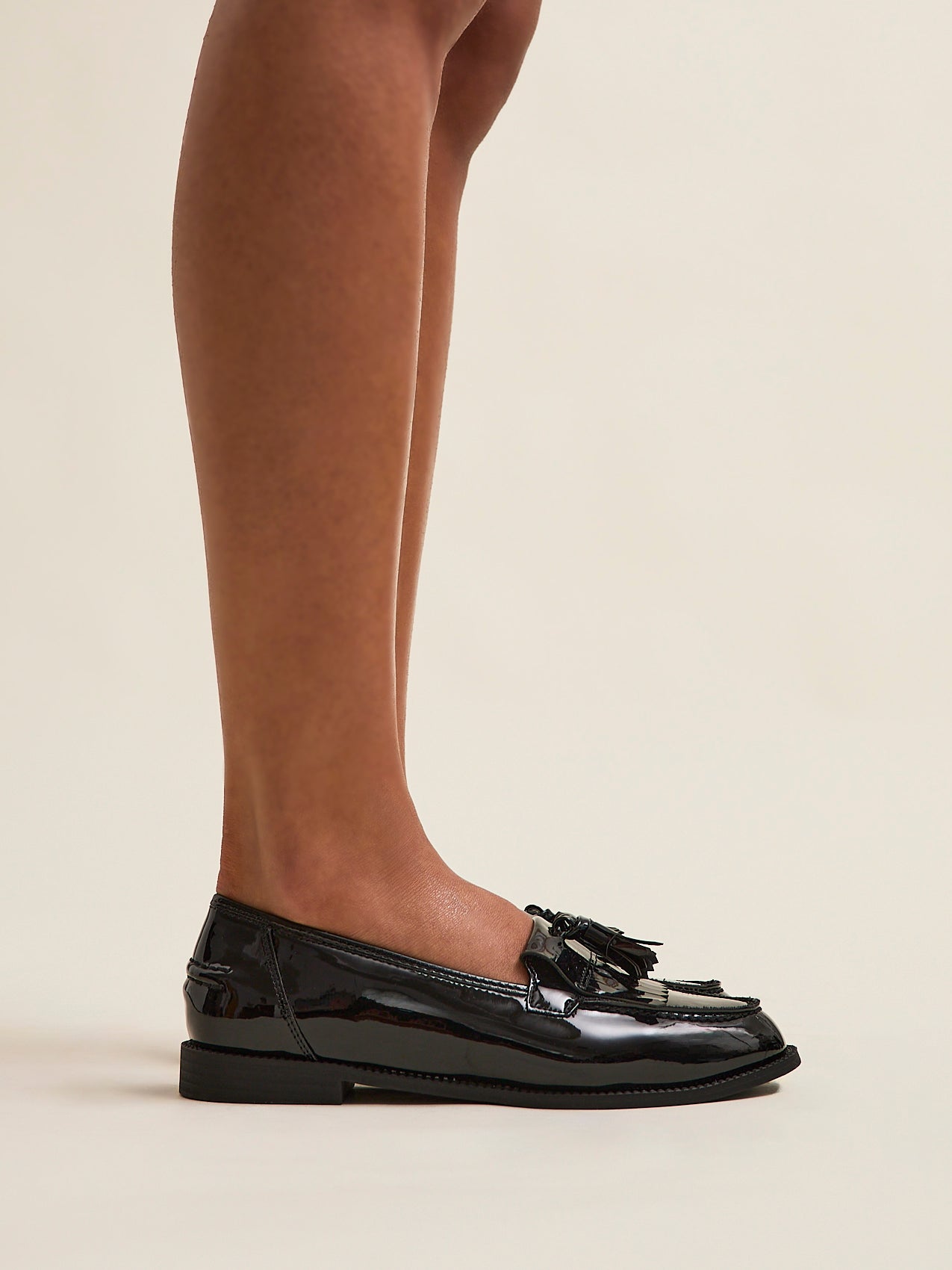 Rosemary Black Patent Loafers