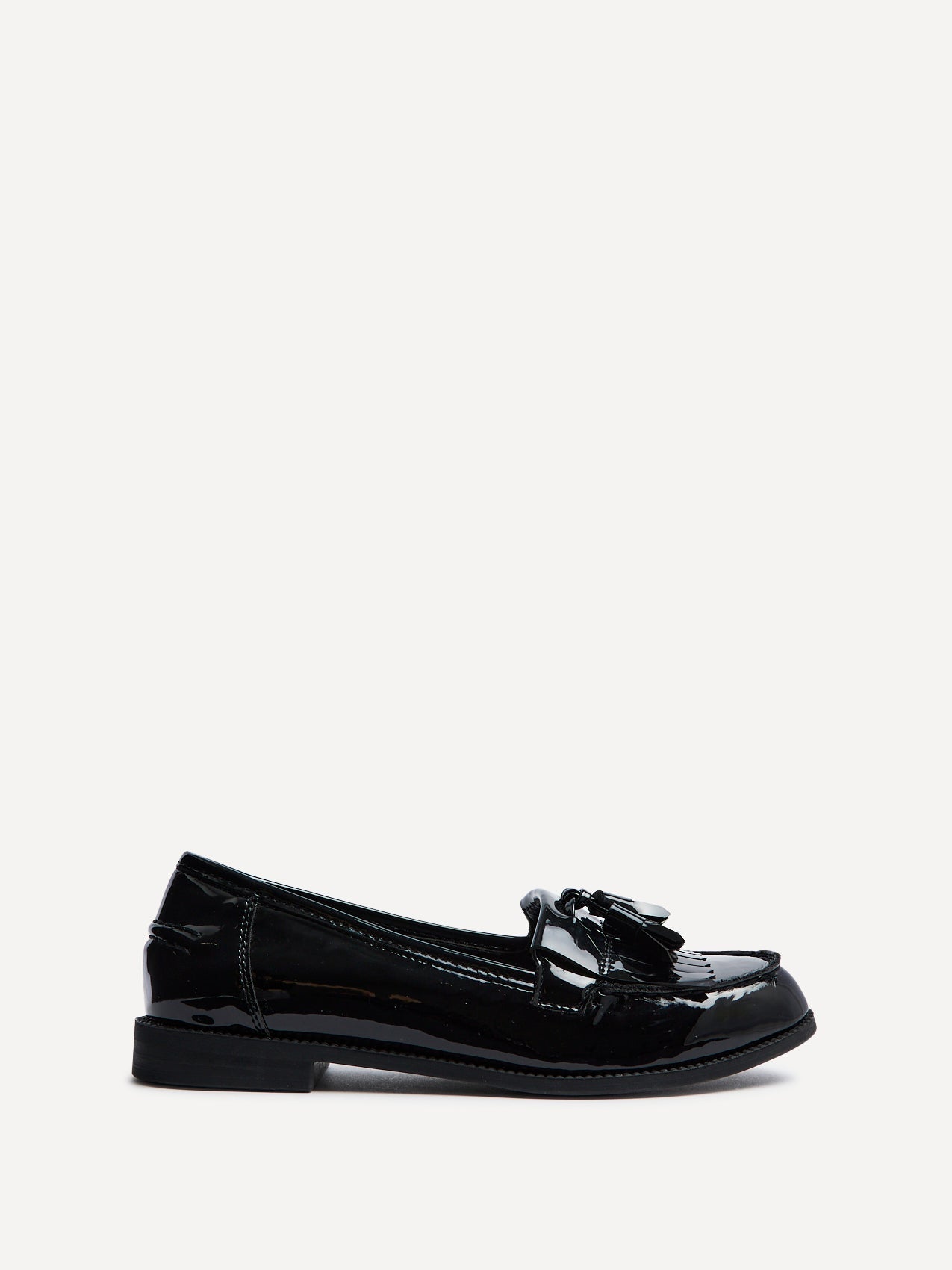 Rosemary Black Patent Loafers