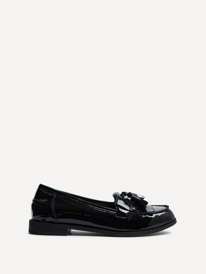 Rosemary Black Patent Loafers