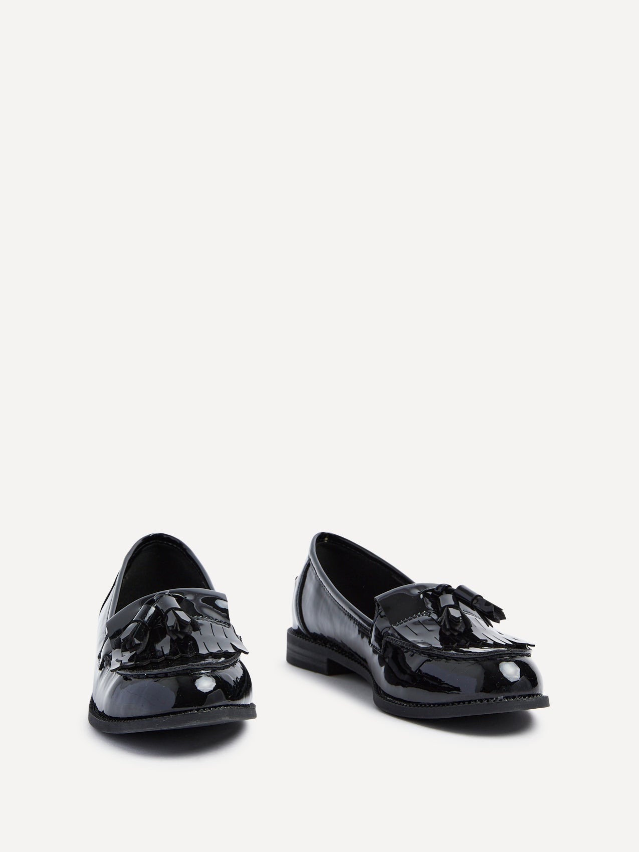 Rosemary Black Patent Loafers