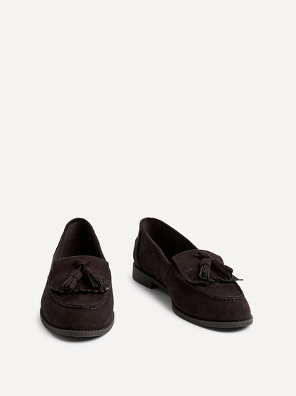 Rosemary Brown Faux Suede Loafers