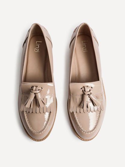 Rosemary Mocha Faux Leather Loafers