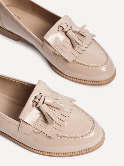 Rosemary Mocha Faux Leather Loafers