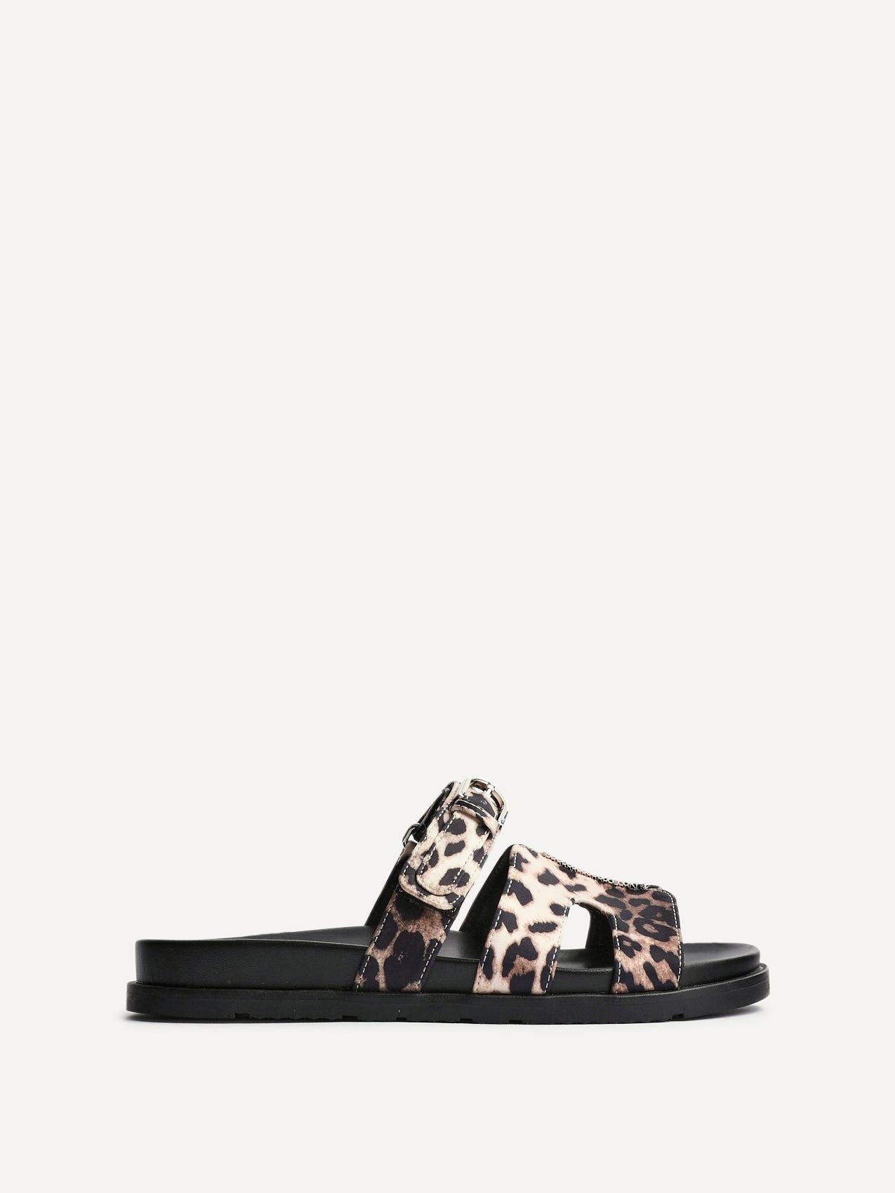Rowan Leopard Print Link Sandals