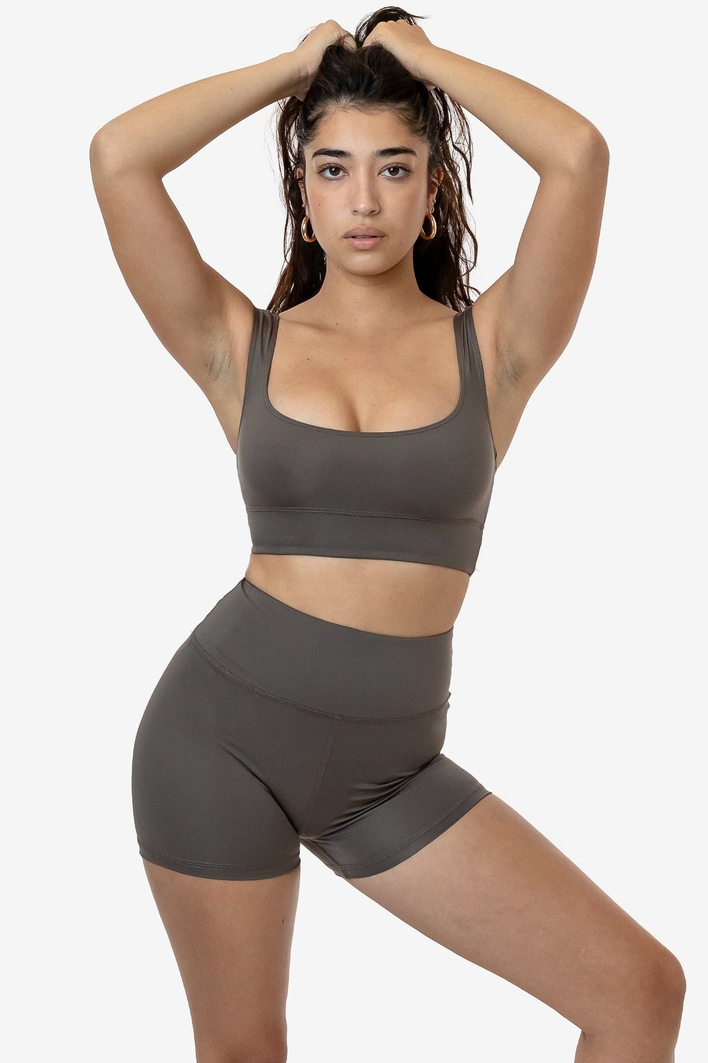 RPL055 - Poly Interlock Squareneck Sport Top