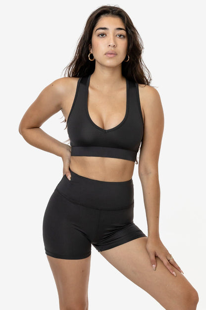 RPL056 - Poly Interlock V-Neck Sport Top