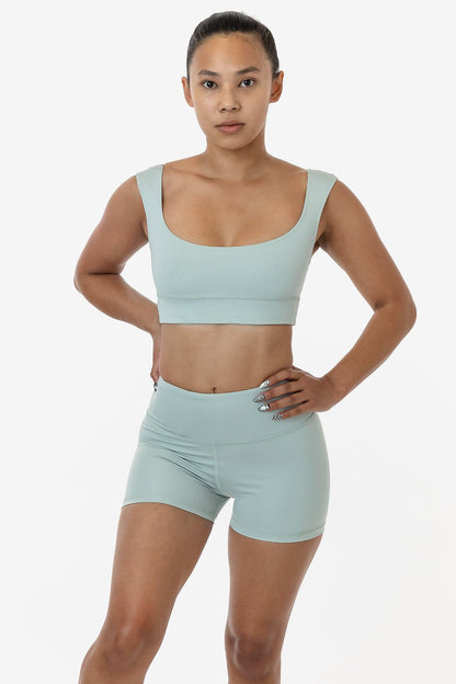 RPL055 - Poly Interlock Squareneck Sport Top