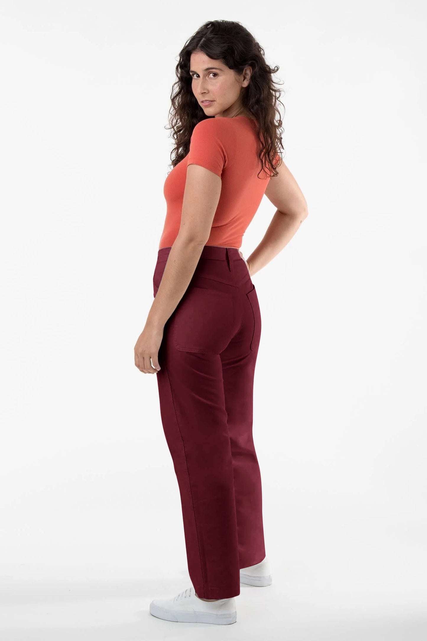 RTWL01 - Twill Work Pants Burgundy