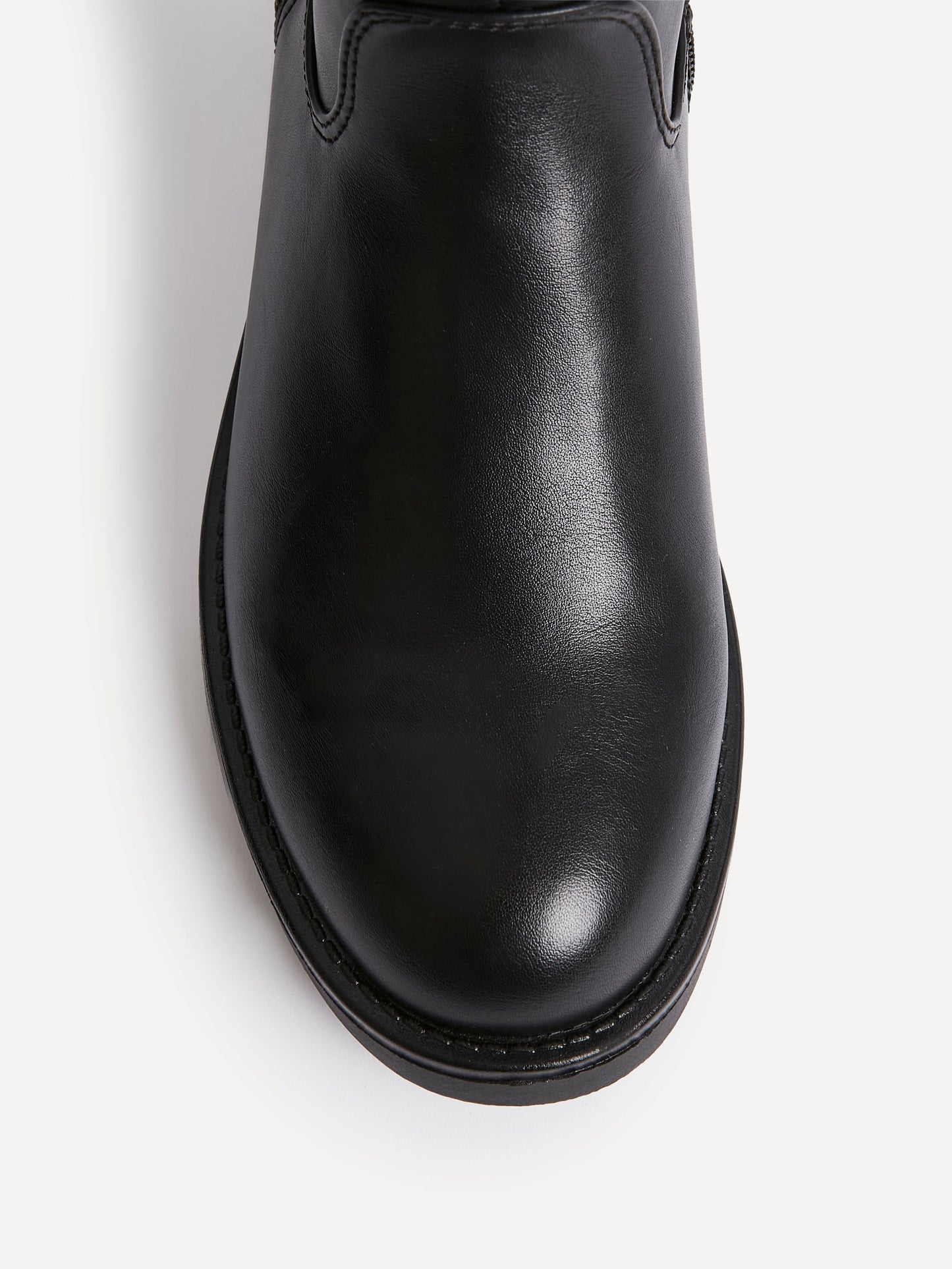 Roam Black Zip-Up Long Boots
