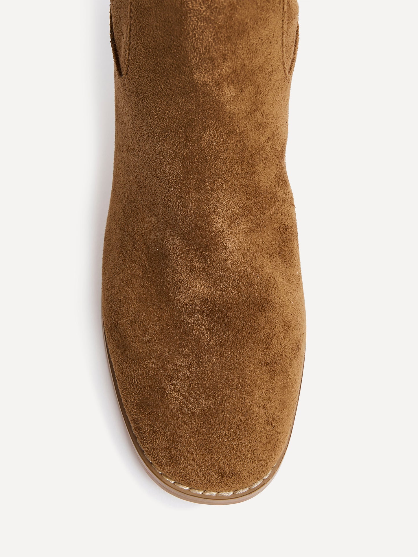 Rodeo Tan Western Long Block Heel Boots