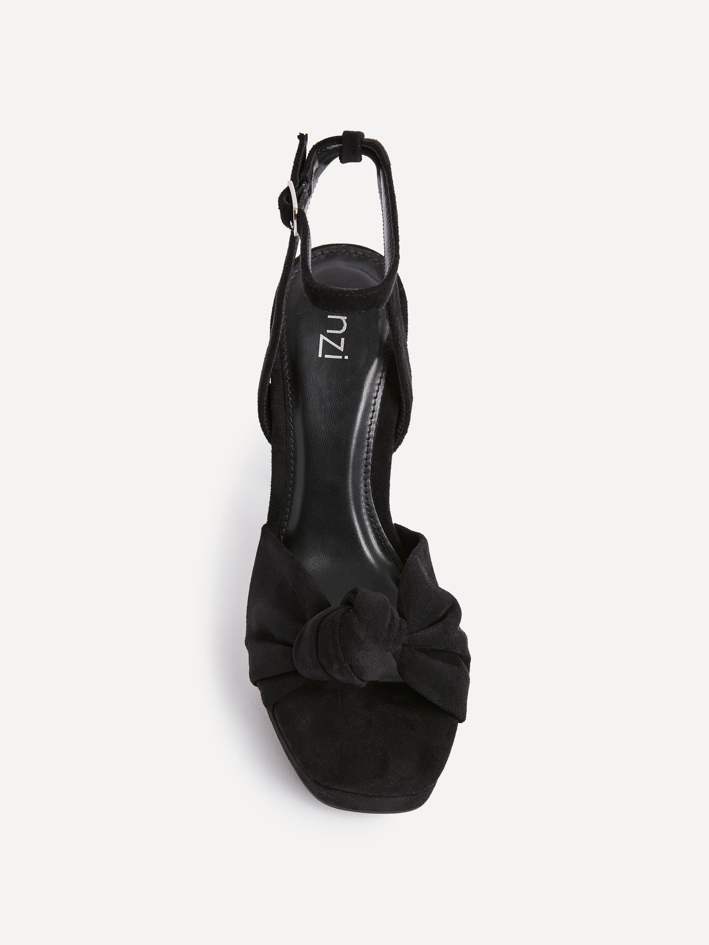 Ruba Black Knotted Platform Heels