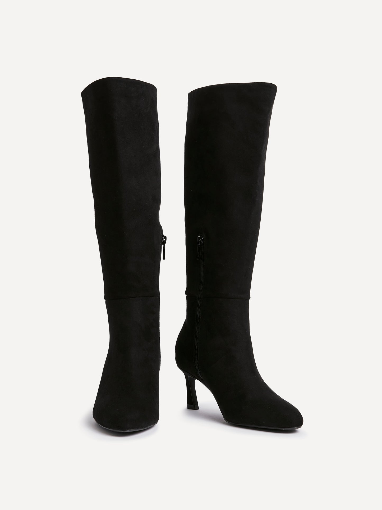 Rush Black Long Stiletto Boots