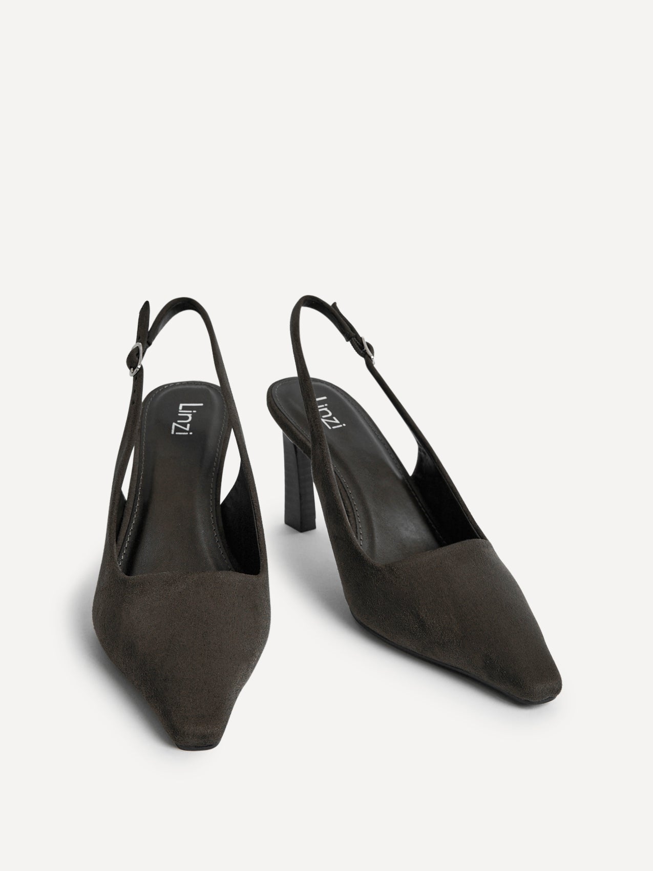 Saint Grey Slingback Court Heels