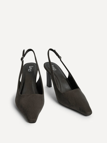 Saint Grey Slingback Court Heels