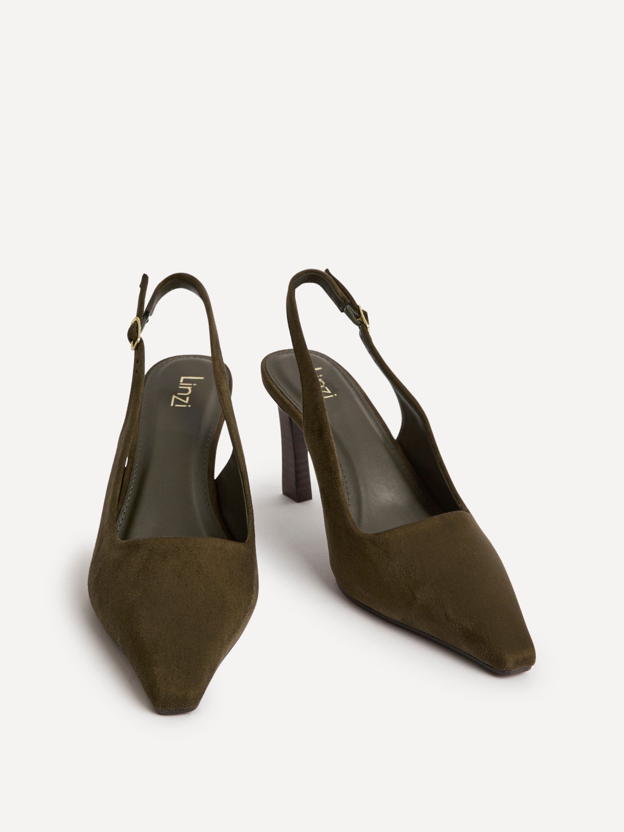 Saint Khaki Slingback Court Heels