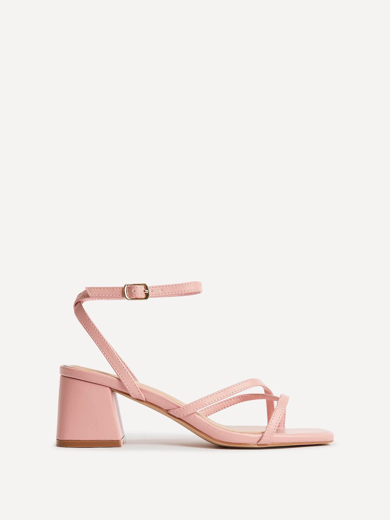 Sally Dusky Pink Heeled Sandals