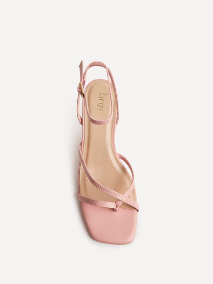 Sally Dusky Pink Heeled Sandals