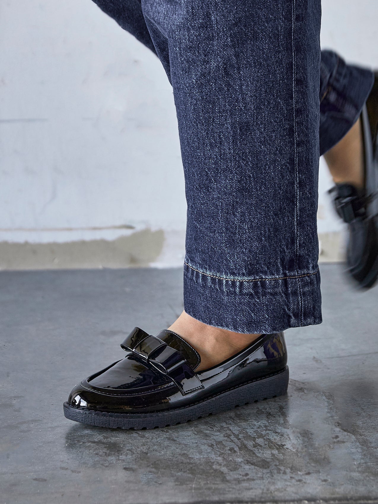 Noble Black Patent Loafers
