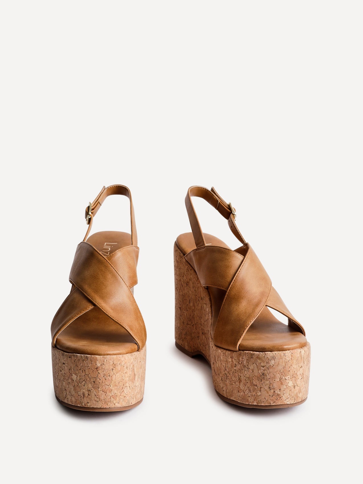 Santana Tan Cork Wedges