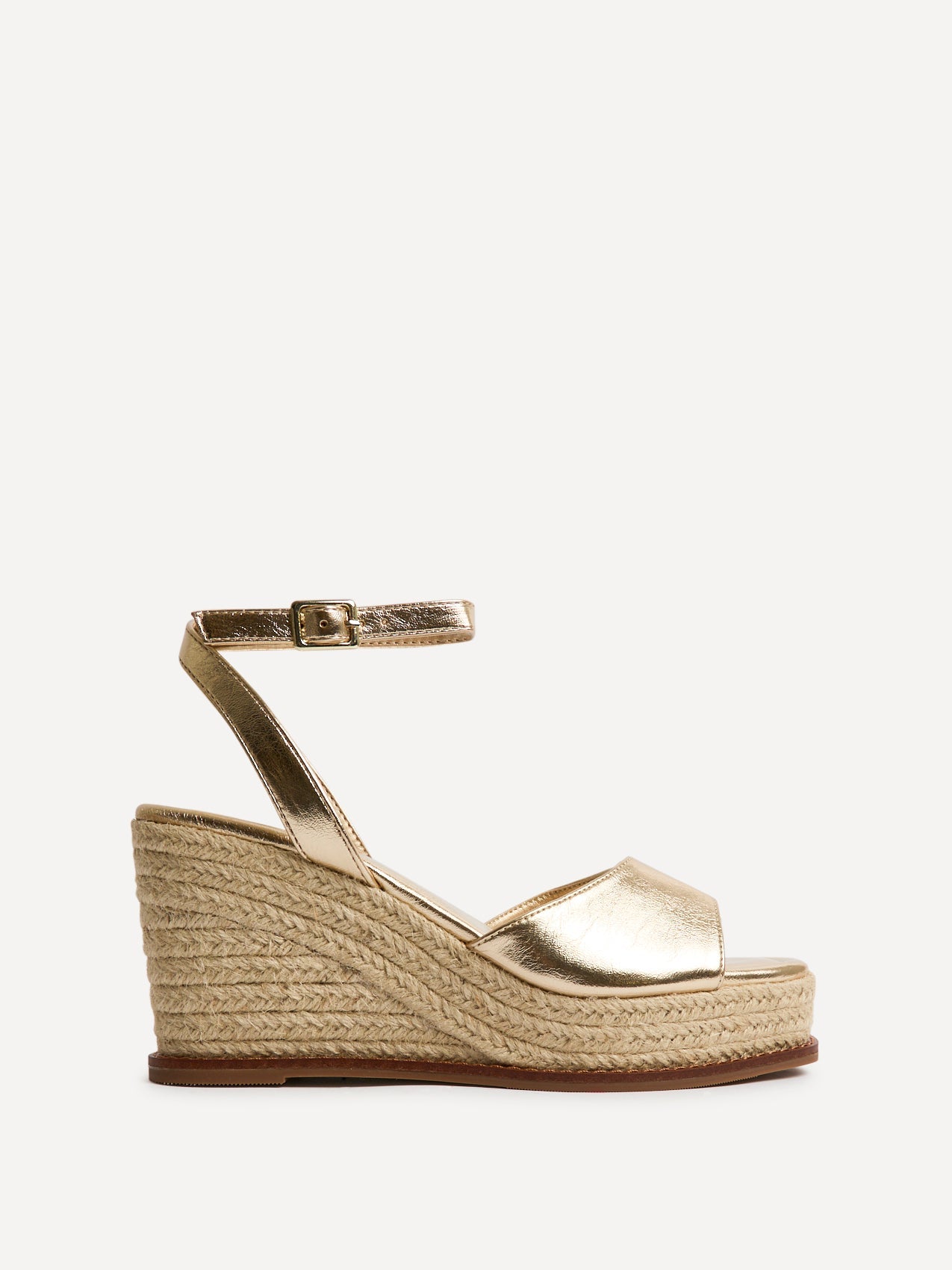 Scene Gold Wedge Sandals