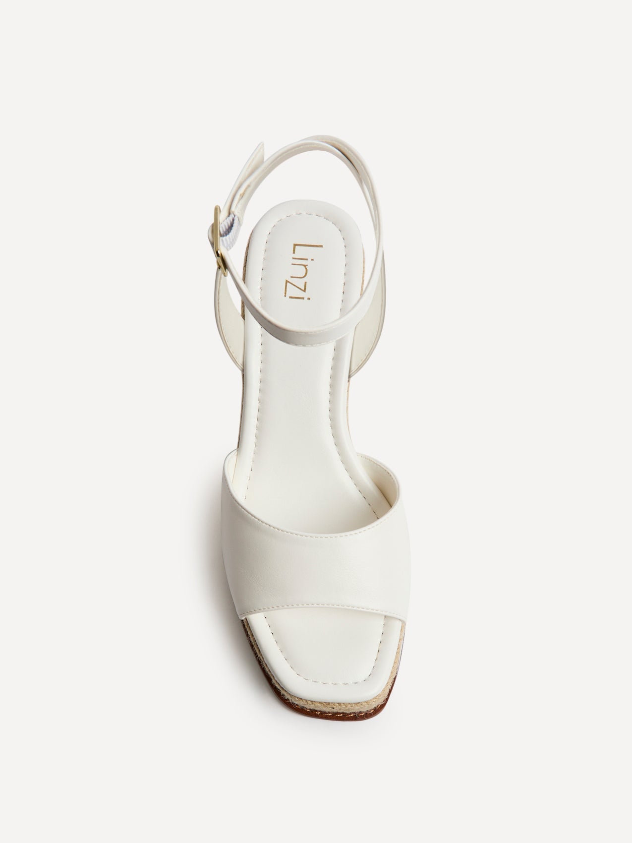 Scene White Wedge Sandals