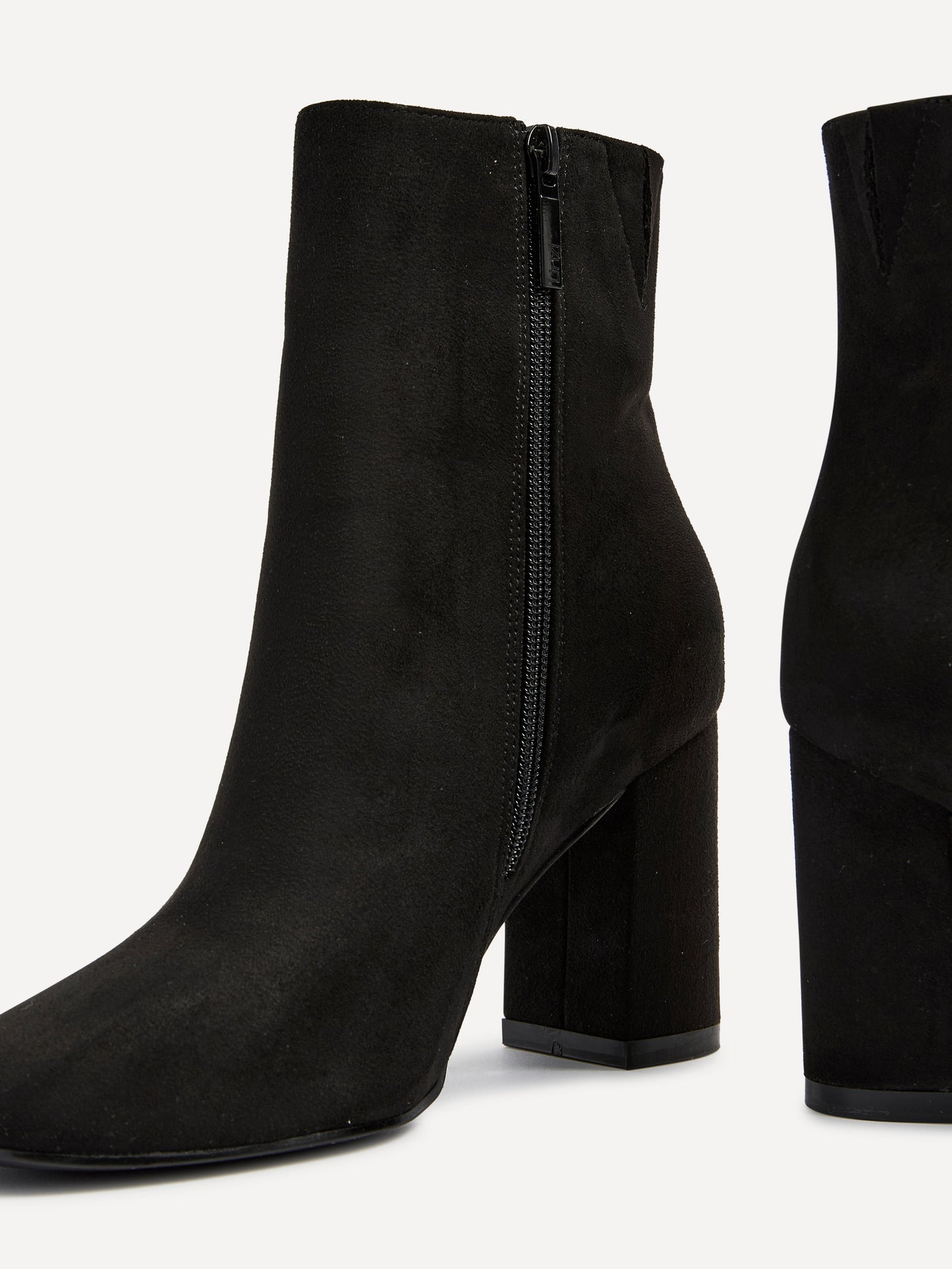Scout Black Block Heeled Ankle Boots