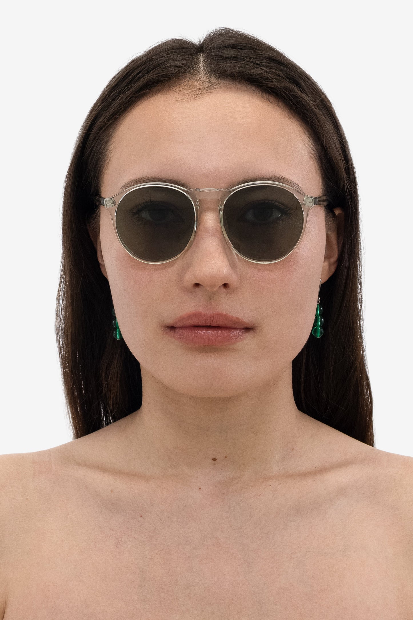 JWL8DE - 8MM Triple Beaded Drop Earrings