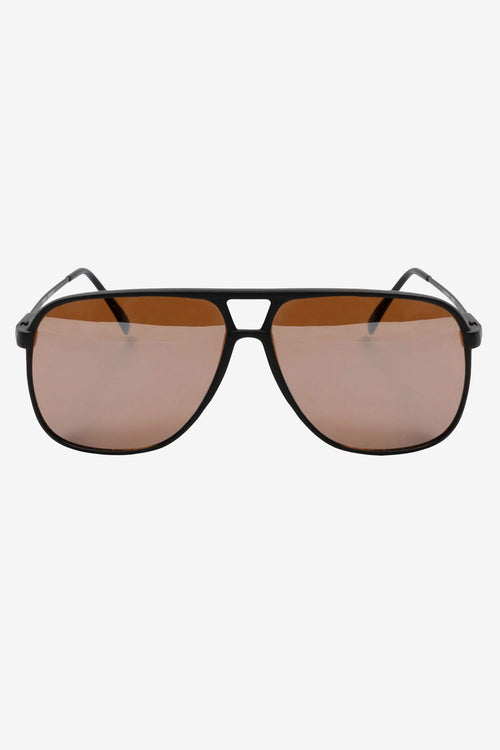 SGVN39 - Unisex Aviator Black Sunglasses