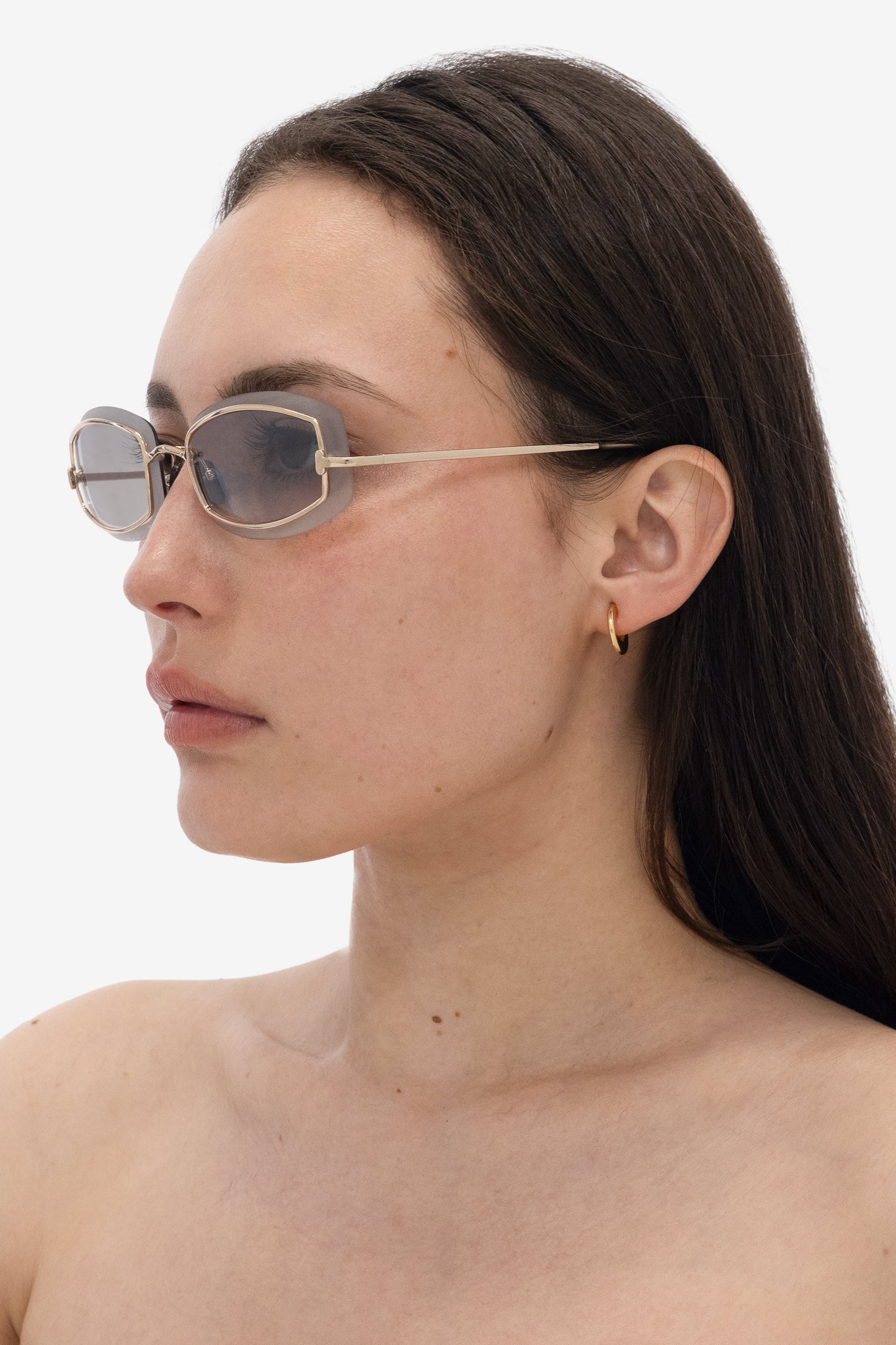 JWL105 - Flat Open Hoop Earrings