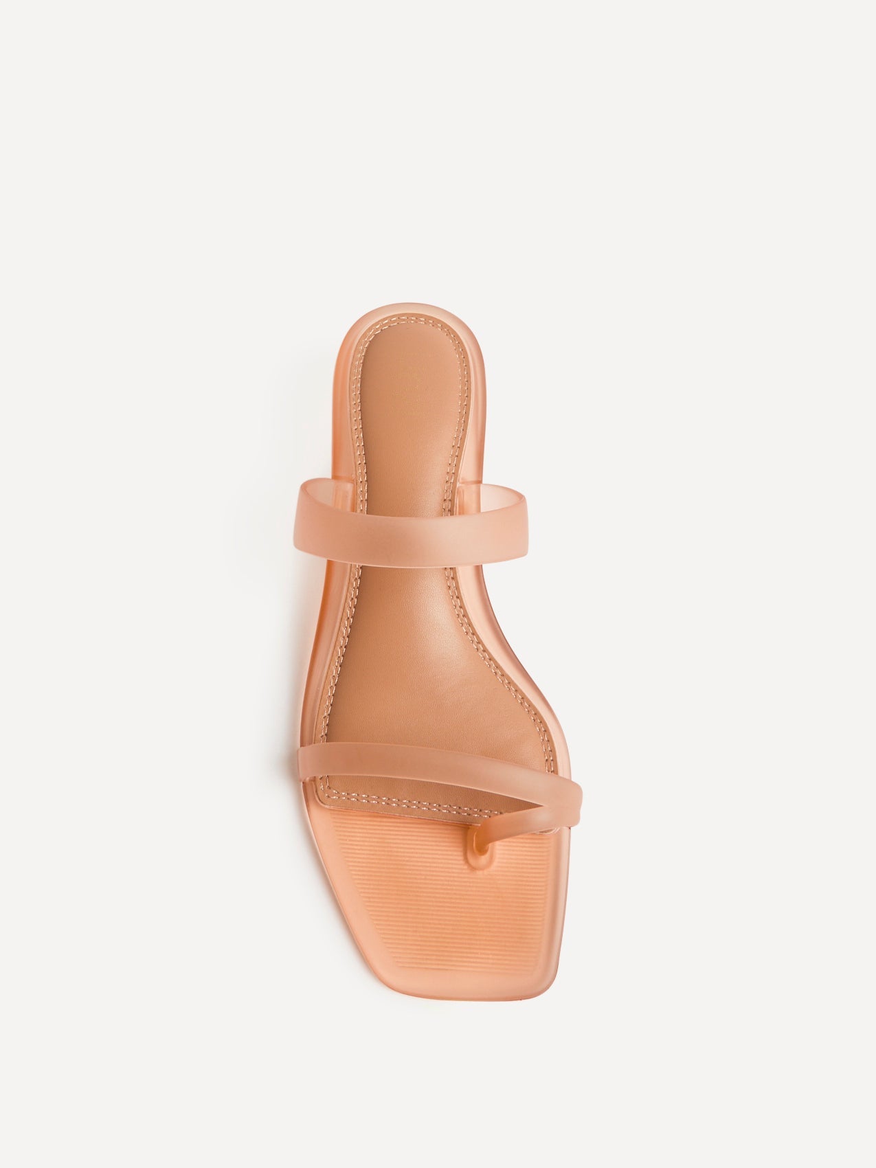 Shade Nude Jelly Heeled Sandals