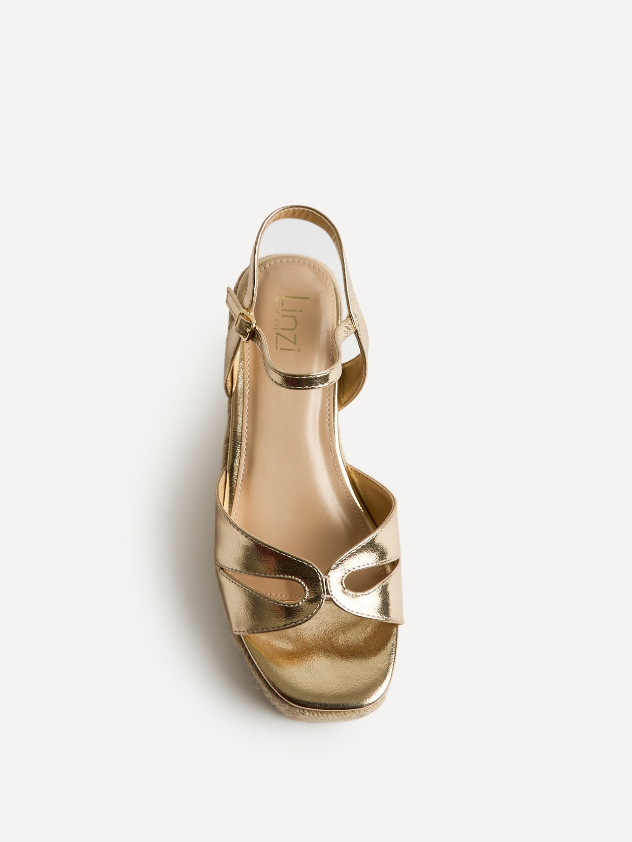 Sian Wide Fit Gold Wedges