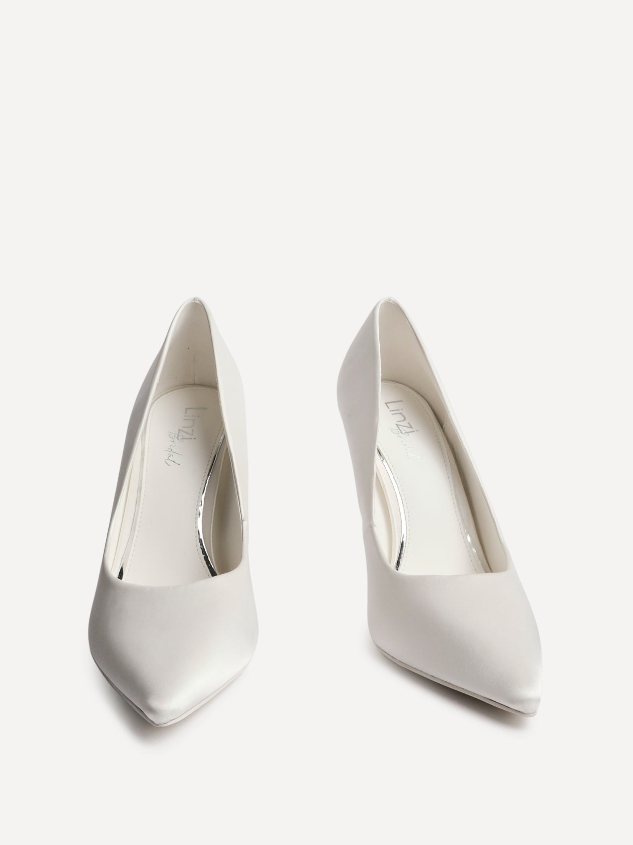 Solemate Bridal Ivory Satin Court Heels