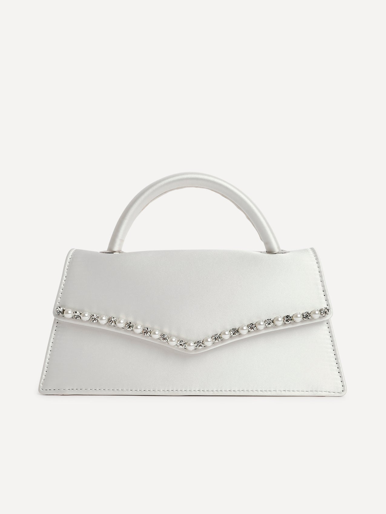 Sorelle Bridal Pearl Embellished Clutch Bag