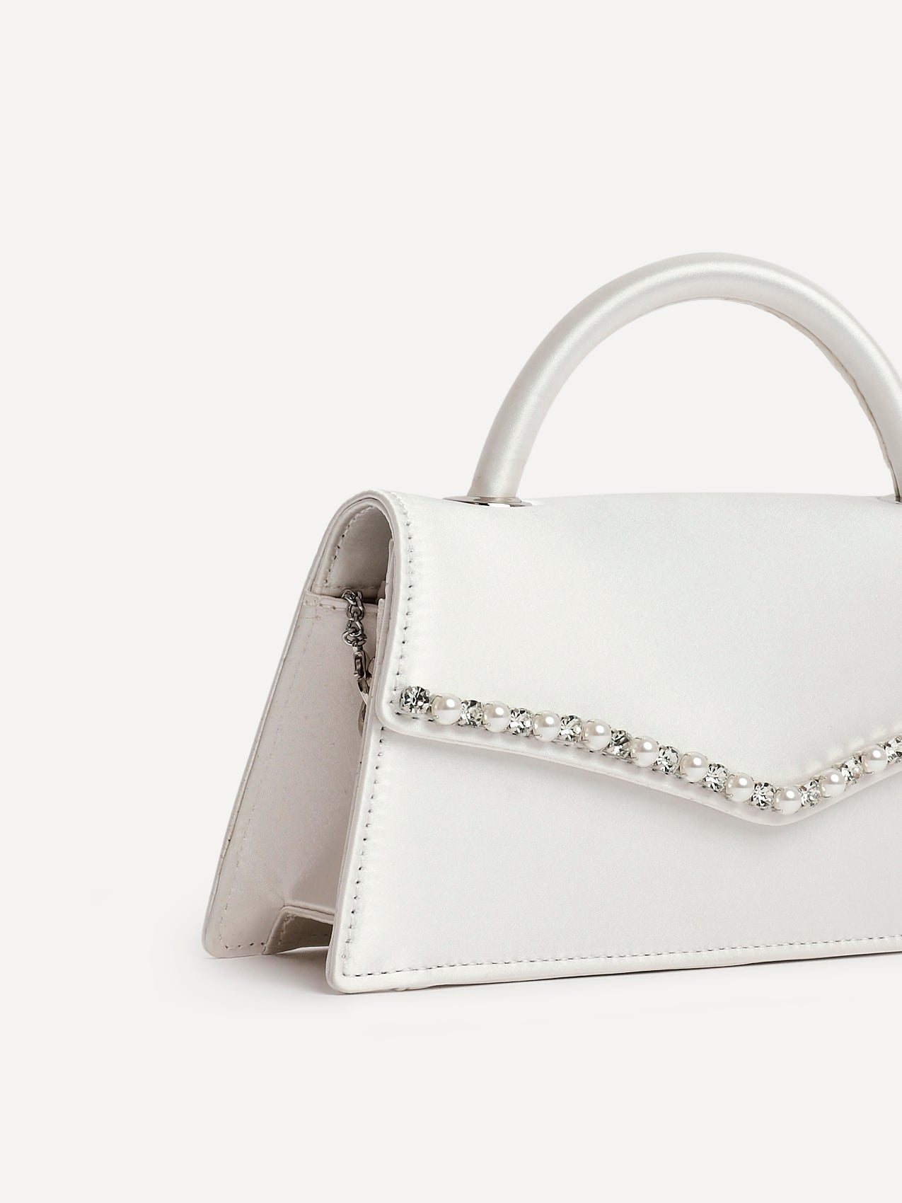 Sorelle Bridal Pearl Embellished Clutch Bag