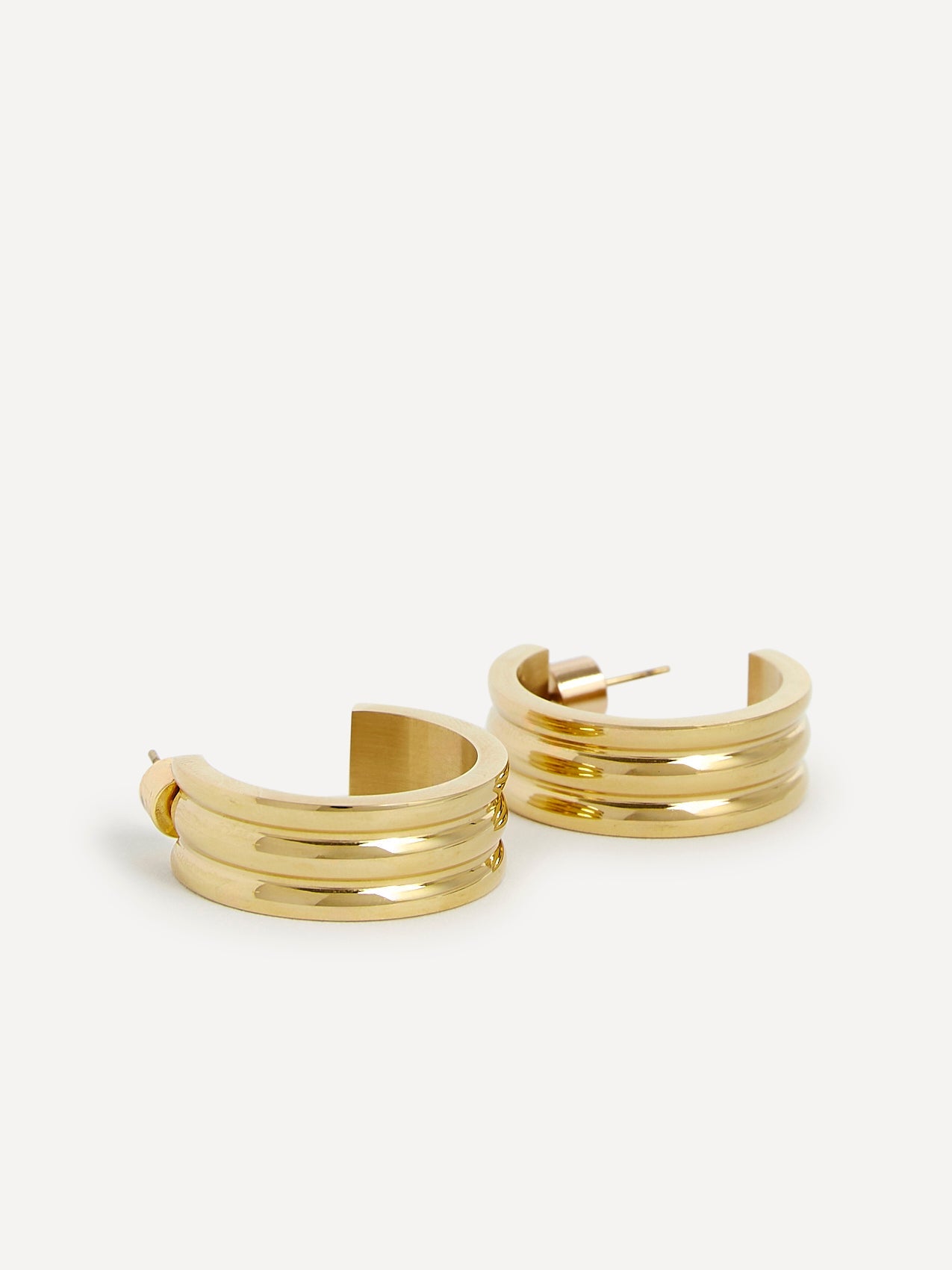 Spirit Gold Large Hoop Earrings