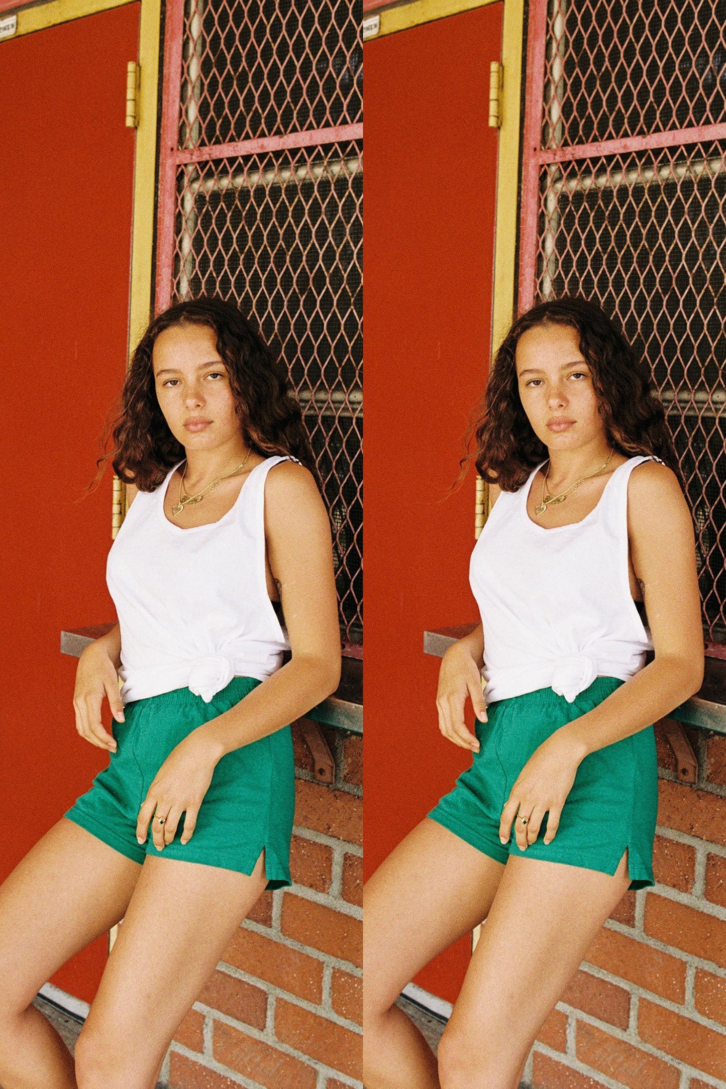 RNF314 - Women's Nylon Track Shorts