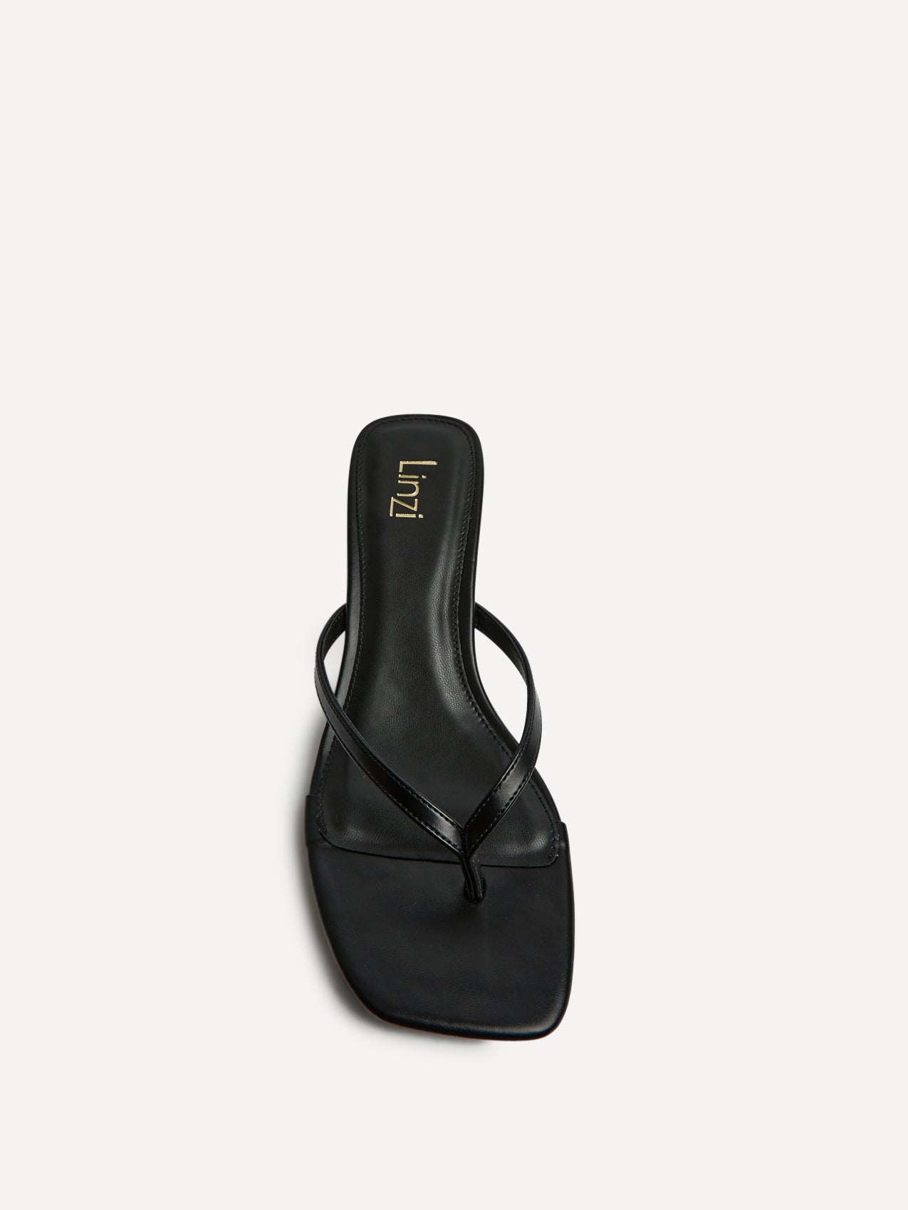 Stassie Black Mule Heels