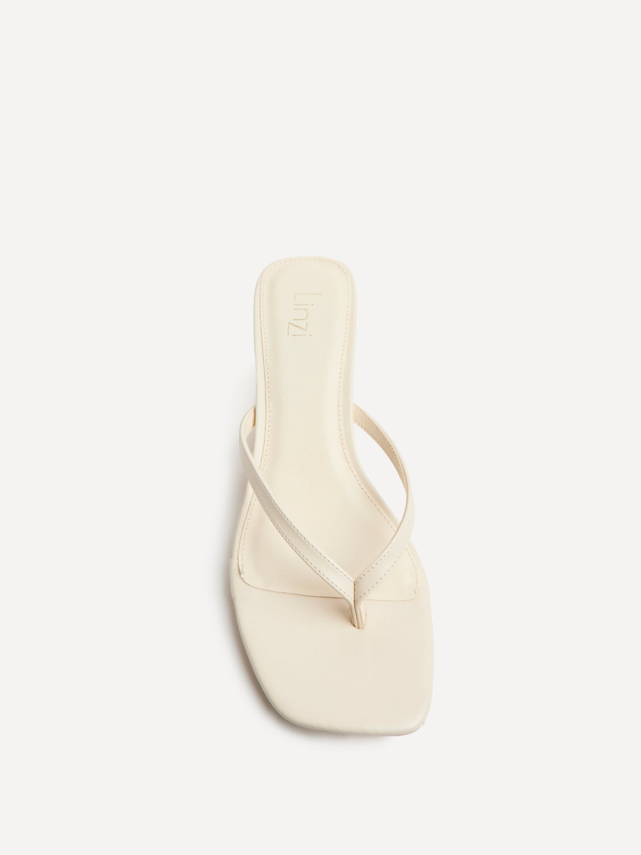Stassie Ivory Mule Heels