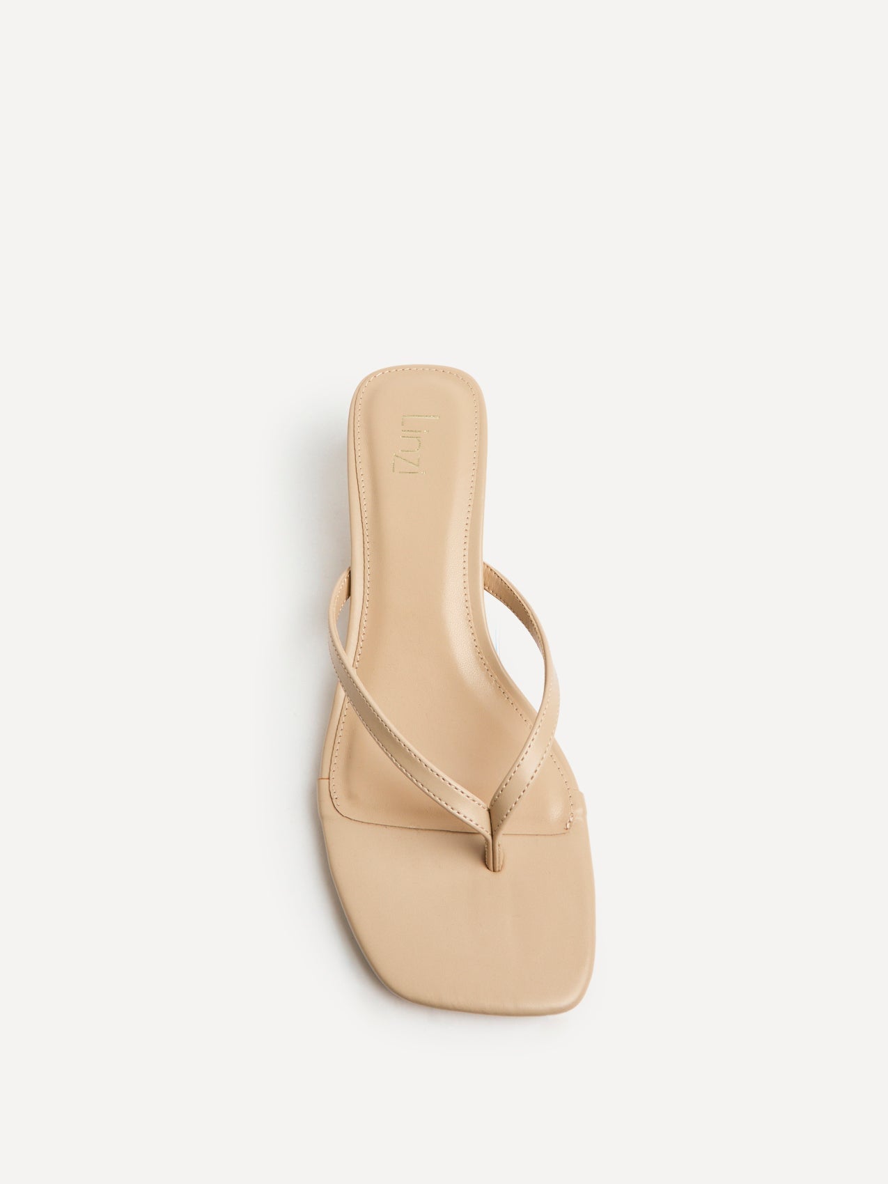 Stassie Nude Mule Heels