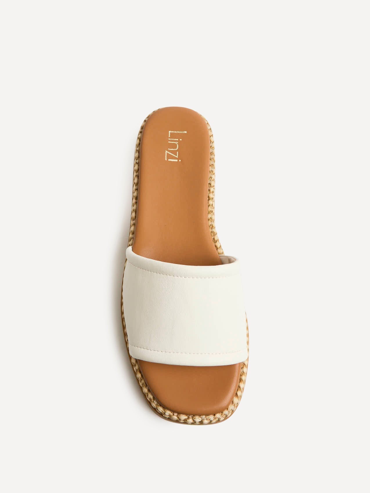 Stay White Flatform Mule Sandals