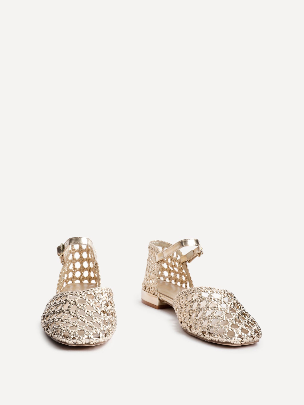 Suki Gold Handwoven Sandals