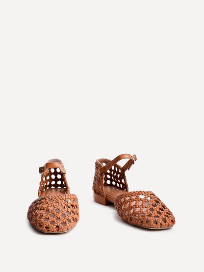 Suki Tan Handwoven Sandals