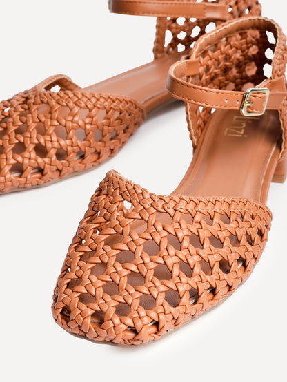 Suki Tan Handwoven Sandals